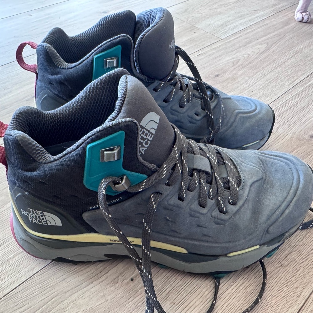 The North Face Gray Women’s Waterproof Lace-Up Hiking Boots